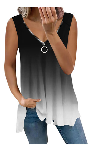 Jersey De Verano Con Cuello En V Sin Mangas F Fashion Para M