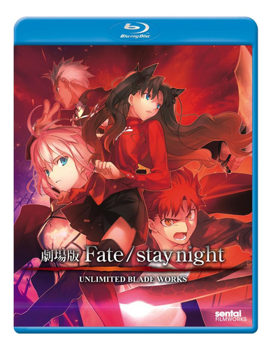 Blu-ray Fate Stay Night Unlimited Blade Works Movie (Usado)