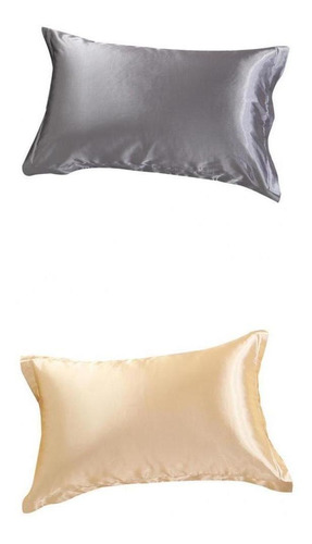 2 Fundas De Almohada De Seda Mulberry King, Tamaño 19 X 29