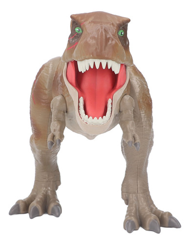Simulación De Modelo De Dinosaurio Vívida Pintada A Mano Tra