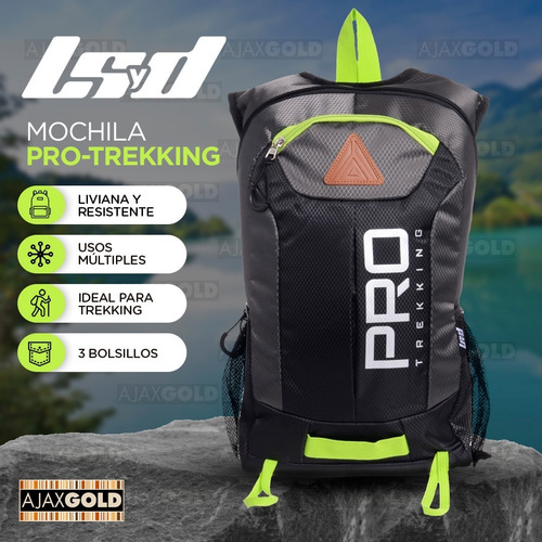 Imagen 2 de 8 de Mochila Running Bici Deportes Correr Impermeable Trekking