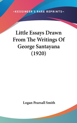 Libro Little Essays Drawn From The Writings Of George San...