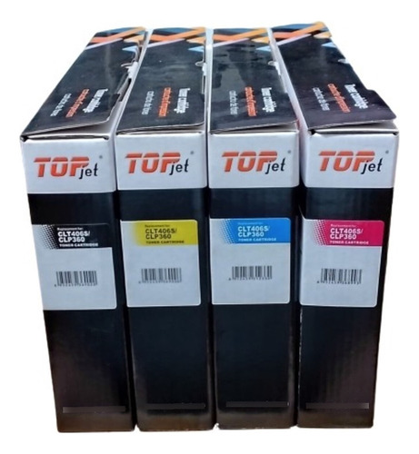 Pack (4 Colores) Toner 406  P/ Samsung Clp-365w C-410w C-460