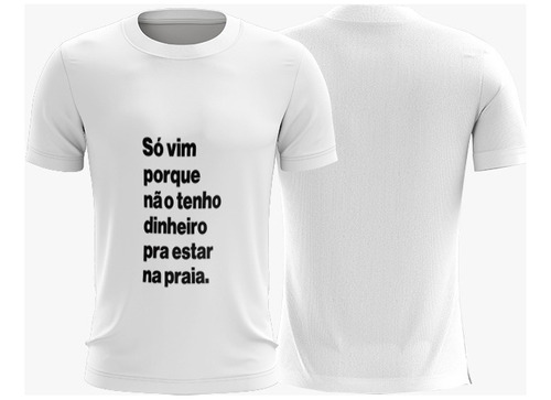 Camiseta Branca De Reveillon Ano Novo Festa 2024 Praia