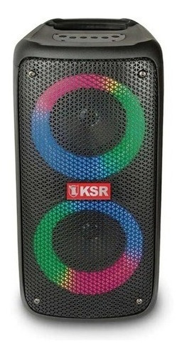 Imagen 4 de 5 de Bafle 2x4 Kaiser Bluetooth Luz Led Radio Ksw-5005