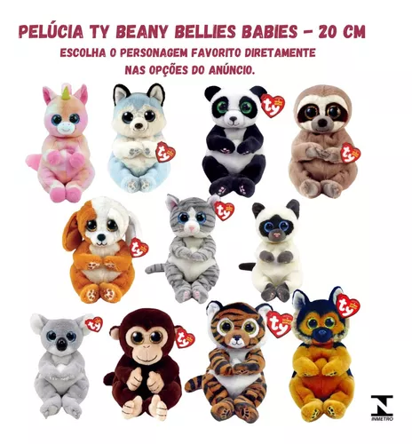 Kit 4 Pelúcia Ty 15Cm Beanie Boos Cachorrinho Sortidos em Promoção