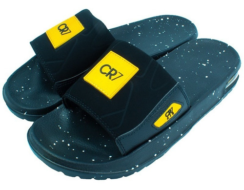 Imagen 2 de 4 de Sandalias Casual Cr7 Negro Cr707nd Moletto