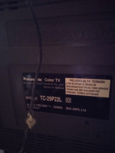 Imagen 3 de 5 de Televisor Panasonic Antiguo 29 Pulgadas