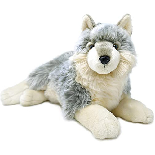 Viahart Whitaker The Wolf - 14 Inch Stuffed Animal Plush Dog