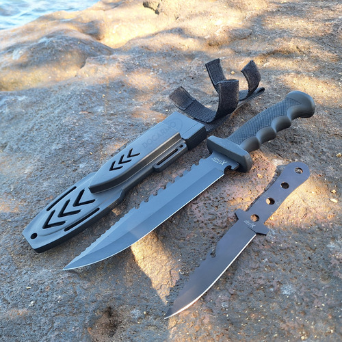 Faca Esportiva Tática Rambo +1 Faca De Arremesso Camping