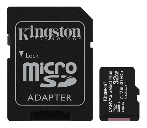 Micro Sd Kingston Canvas Select Plus Con Adaptador 32gb