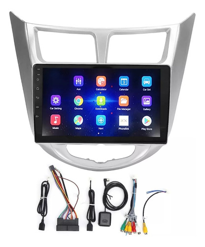 Radio Android 9 Pulgad +bisel Hyundai Accent 2012-17 + Arnes