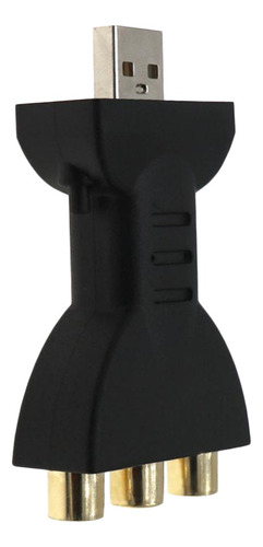 Adaptador Usb Macho A 3 Rca Hembra
