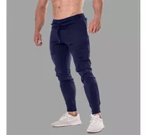 Pantalones Jogger Hombre Gym Slim Entubado Deportivo Moda De