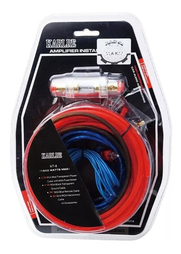 Kit Cables Amplificador Subwoofer 1500w Auto