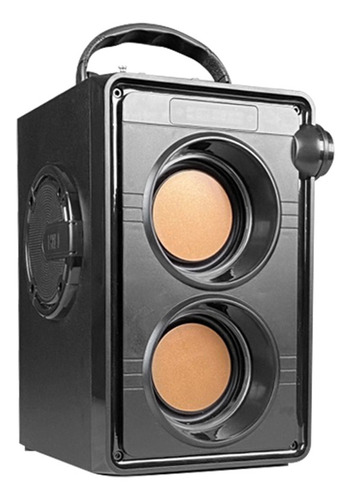 Altavoces Altavoz Portátil De 20 W Con Subwoofer, Radio Fm,