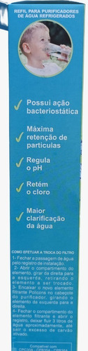 Imagem 5 de 7 de Filtro Refil Purificador Água Consul Bem Estar Com Bateria