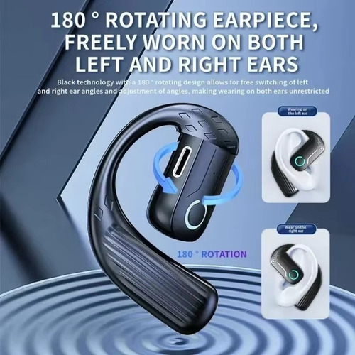Auriculares Inalámbricos Ajustables Bluetooth 5.4 Con Micróf