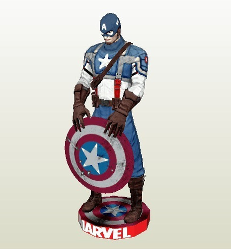 Planos Figura Capitan America   Spiderman Vengadores Marvel