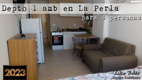 Alquiler Temporario - Departamento 1 Ambiente En La Perla