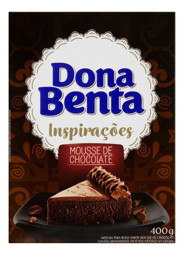 Mistura para bolo Dona Benta Inspirações mousse de chocolate 400 g 