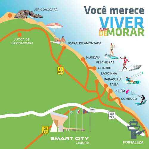 Terreno 175m² Em São Gonçalo Do Amarante Smart City Laguna