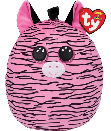 Ty Squish-a-boss Grande Zoey Zebra 39194