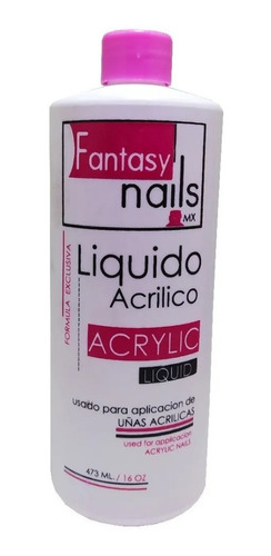 Liquido Acrilico Monomero Uñas Acrilico Fantasy Nails 16 Oz