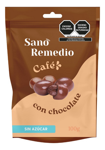 Café Cubierto De Chocolate Sin Azúcar De Sano Remedio