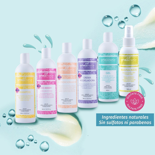 Imagen 3 de 5 de Co-wash Urban Curls Para Rizos 360 Ml