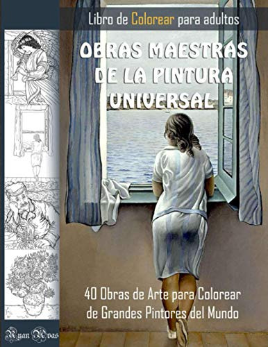 Obras Maestras De La Pintura Universal Libro De Colorear Par