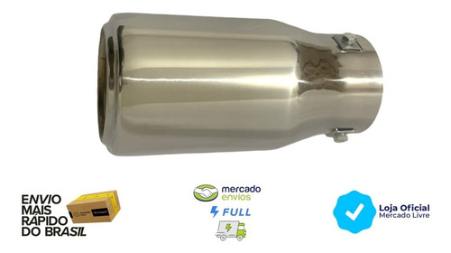 Ponteira Escapamento Inox 304 - 4 Polegadas - Nivus Virtus