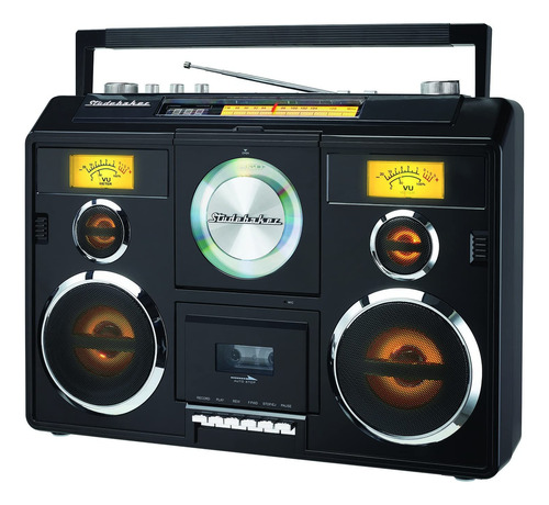 Estacin De Sonido Porttil Estreo Boombox Con Bluetooth/cd/am