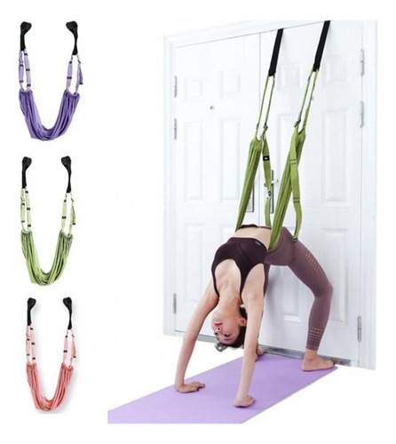 Corda Yoga Pilates Treinamento Aéreo Elástico Suspenso