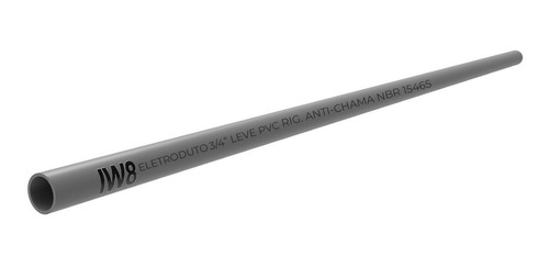 Eletroduto Aparente Rigido Pvc Cinza 3/4 1,5m 8 Und