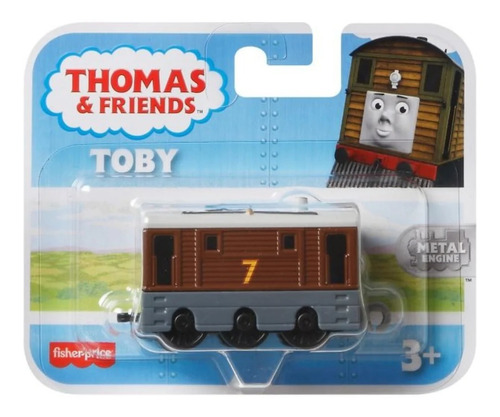 Thomas & Friends Metal Engine Toby - Fisher Price Color Gris/marron