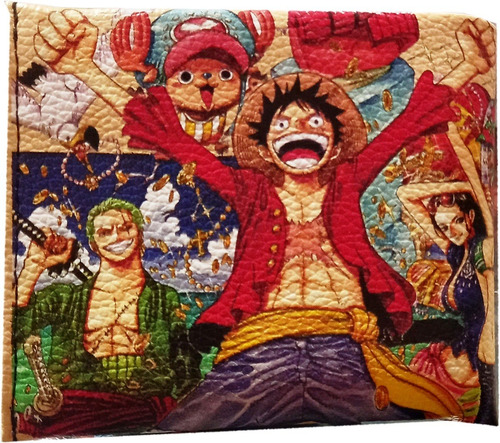 Imagen 3 de 5 de Billetera Shakka One Piece Luffy Muy Lejano