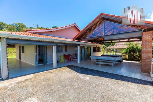 Imagem 9 de 28 de Ótima Chácara Com 2 Dormitórios, Piscina, Pomar, Salão De Jogos, Bem Localizada, À Venda, 1500 M² Por R$ 450.000 - Zona Rural - Pinhalzinho/sp - Ch1032