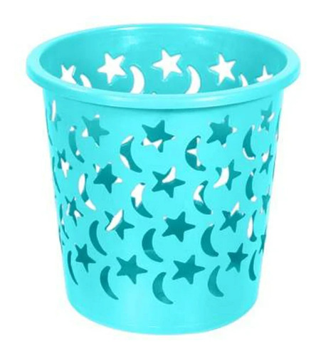 Bote De Basura Chico Diseño Stars 3 Colores 2 Piezas Agua