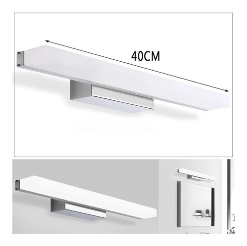 Barra Led Artefacto Baño Espejo 7 W Luz Blanca
