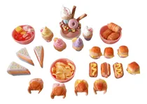 Comprar Comiditas Miniatura Casita De Muñecas Set Cumpleaños Torta