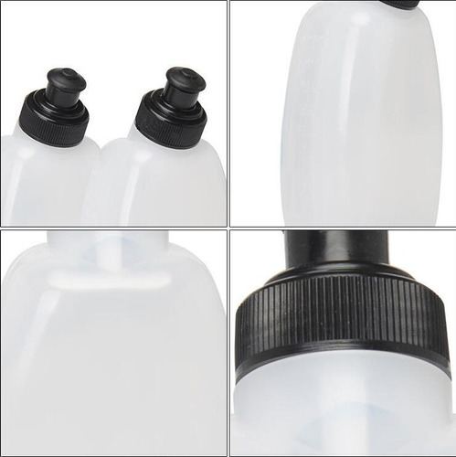 5× 280ml Running Botella Hidratación Para Cintura Correr