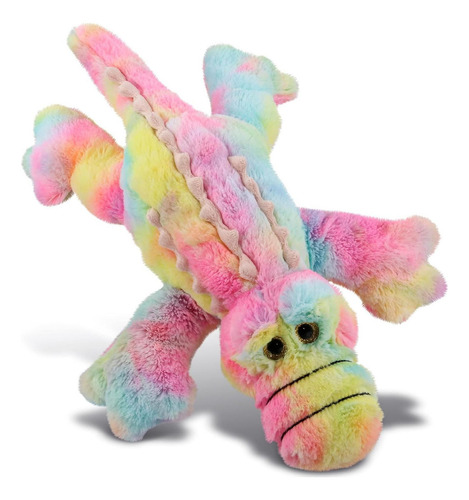 Dollibu Peluche Cocodrilo Arcoíris Suave 43 Cm