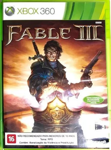 Jogo Fable Ii 2 Xbox 360 X360 Original Game Frete Grátis