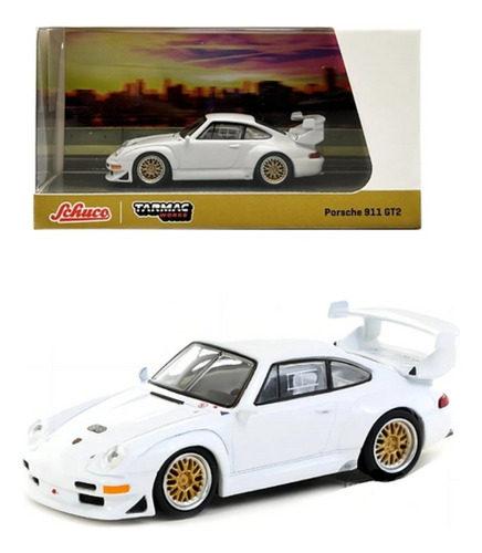 Porsche 911 Gt2 Schuco Escala 1:64