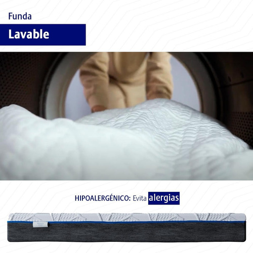 Colchón Memory Foam En Caja 10 Años Garantía Individual