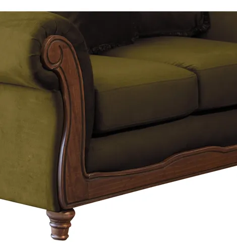Sofa Rimini 2 Cuerpos Tela Velvet - Latam Home