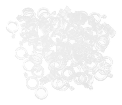 200pcs Bandas De Goma Transparentes Elásticas Cebo Carpa