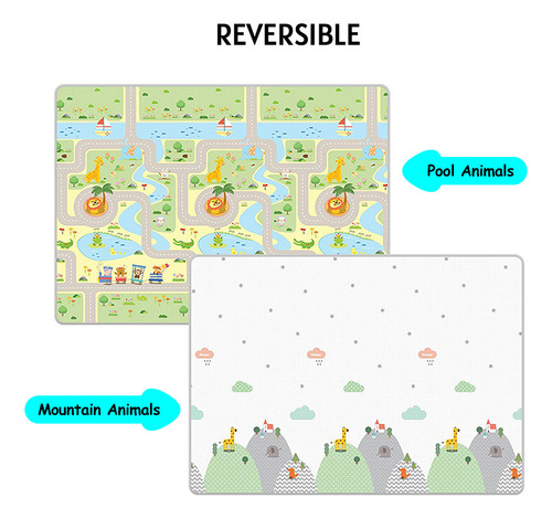 Alfombrilla Grande Para Bebés Mat Baby Play, Suelo De Espuma