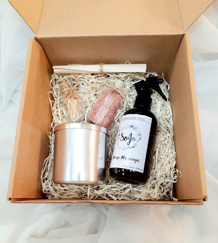 Box N*.5 Regalo!!! Vela De Soja, Aromatizantes, Sales!